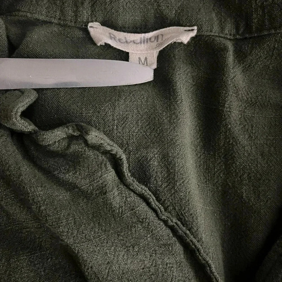 Rebellion Again Army Green Jumper - Picture 8 of 8